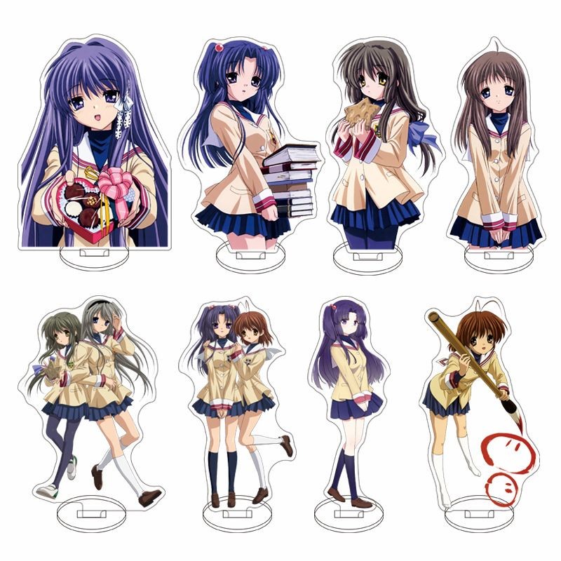 「指尖pjsk」鍵等學園/Key社 Kanon AIR CLANNAD 糰子大家族亞克力立牌擺件|新番|動漫|遊戲|周邊 | 蝦皮購物