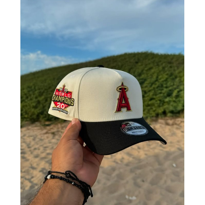 Anaheim Angels 20 週年鉻金兩色 9 四十 A 框帽 | 蝦皮購物
