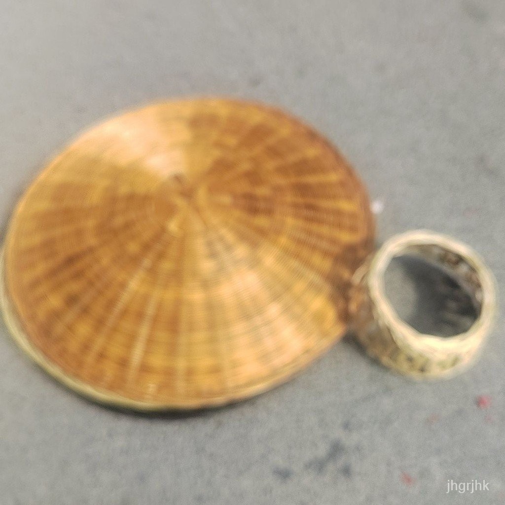 [限時搶購]古裝無孔古銅原色黑色大俠鬥笠帽道具箬笠日式鬥笠橫店拍戲道具帽 | 蝦皮購物