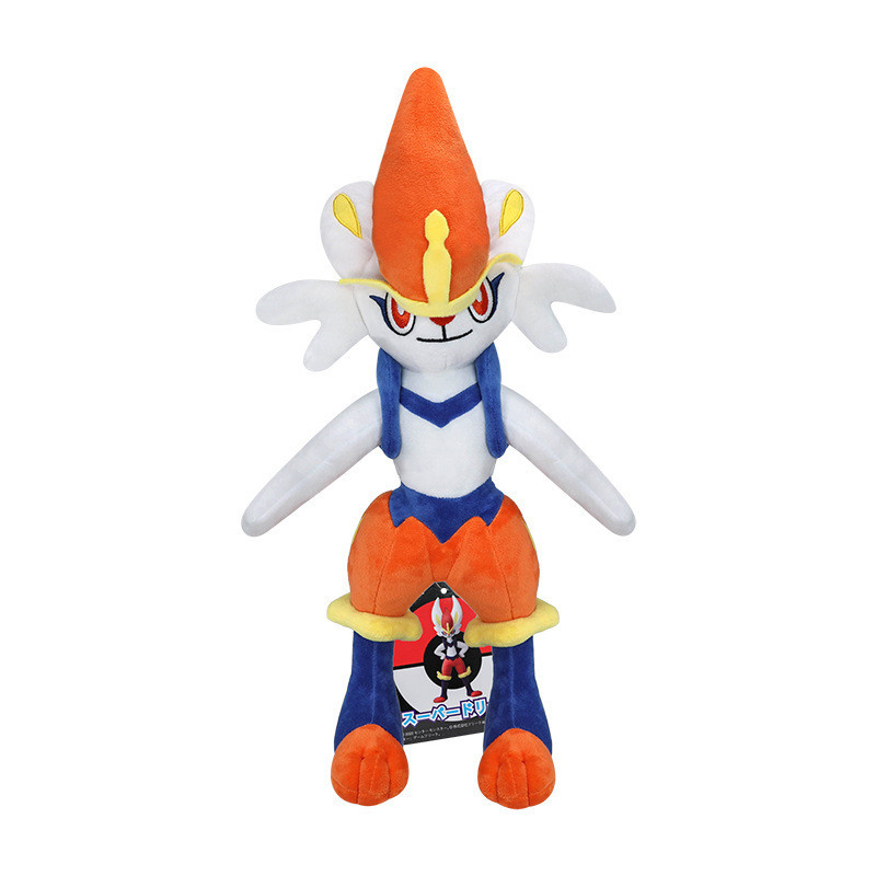2024新款pokemon 閃焰王牌毛絨公仔 兔子 炎兔兒進化型玩具娃娃玩偶 | 蝦皮購物