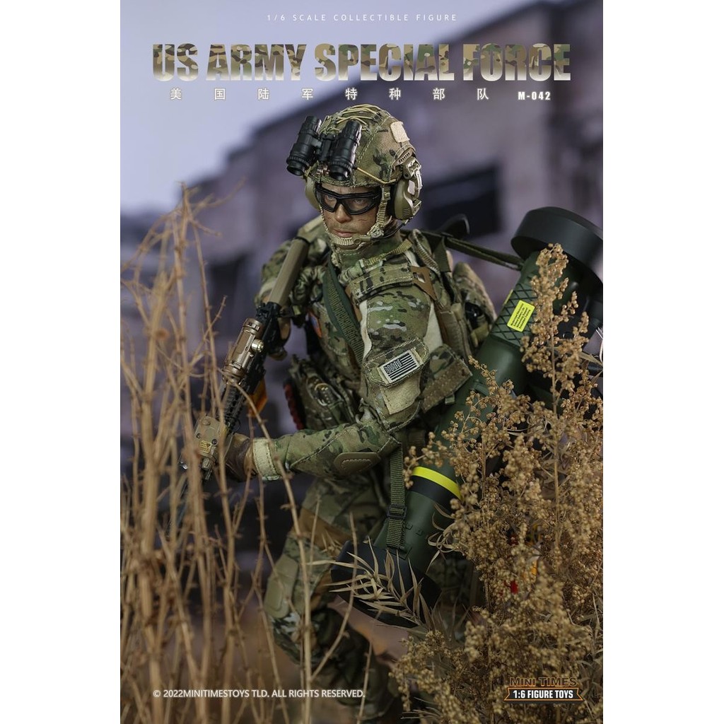 【收藏精品】現貨 Minitimes1/6 M042 美國陸軍特種部隊軍事模型 可動男人偶 | 蝦皮購物