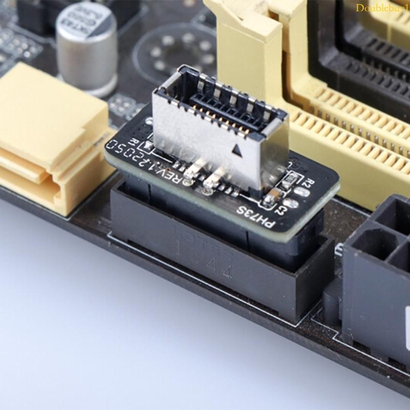 Dou USB 3 0 內部接頭到 USB 3 1 3 2 Type C 前 Type E 適配器 20p 到 19p | 蝦皮購物