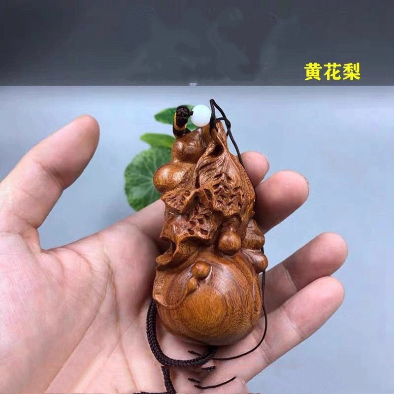 【免運優選】文玩手把件 桌面擺件 茶桌裝飾 風水擺件 沉水老料老撾黃花梨木雕葫蘆手把件文玩核桃工藝品擺件掛件飾品 | 蝦皮購物