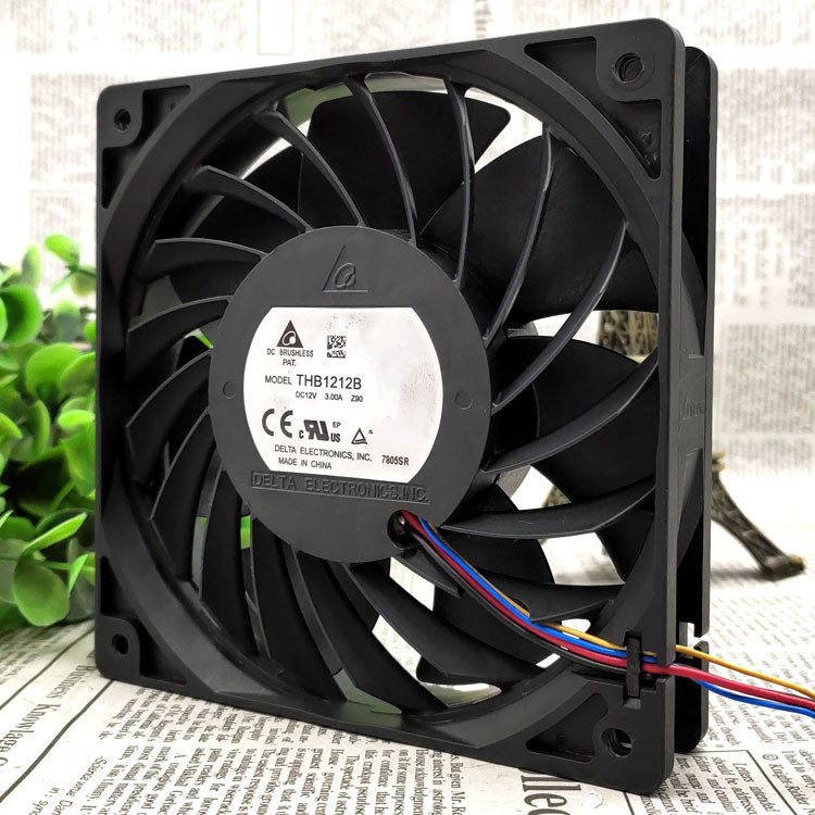 臺達THB1212B 12025 12V 3A 超薄 12CM大風量4線PWM暴力散熱風扇 | 蝦皮購物