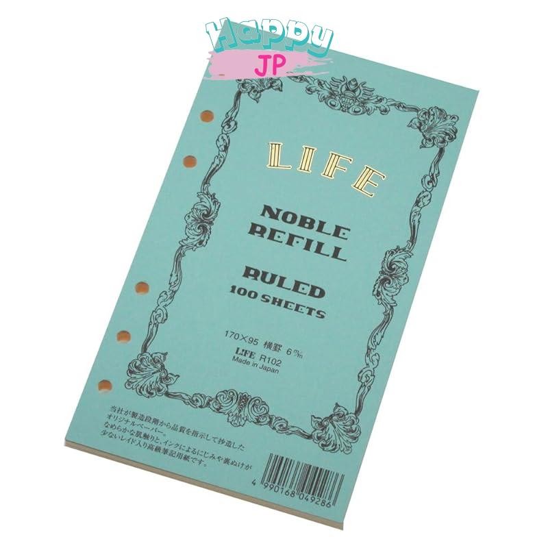 Life Noble System手帳リフィル 横罫バイブルサイズ R102 生活贵族系统手帐替芯 横格圣经尺寸 R10 蝦皮購物