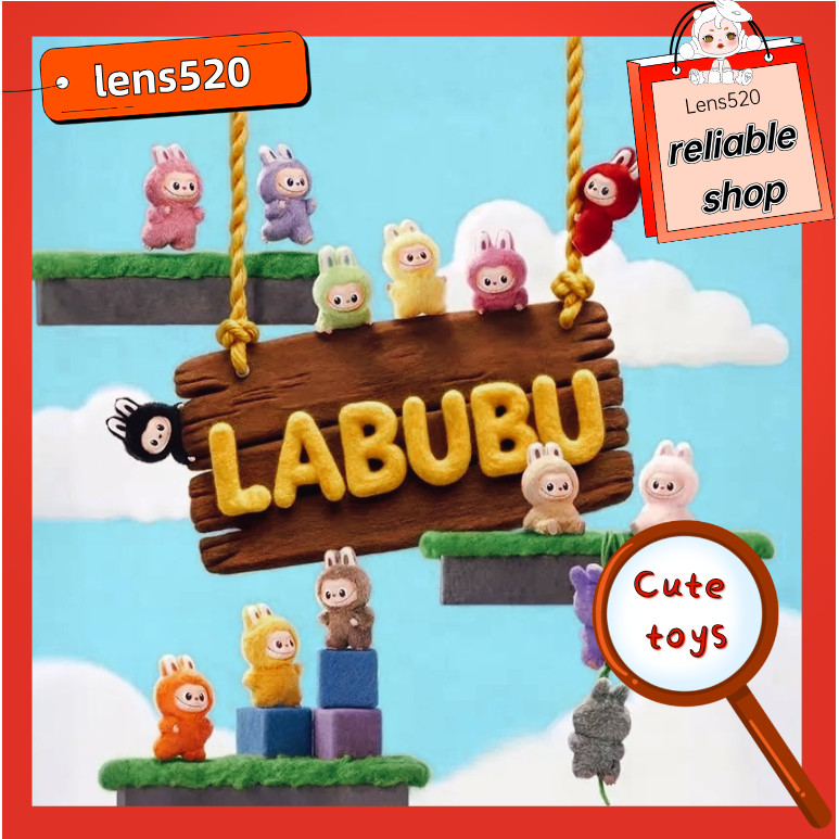 Labu V4 Labubu V4 THE MONSTERS PIN FOR LOVE 系列可愛乙烯基紙漿吊墜女孩禮物玩 | 蝦皮購物
