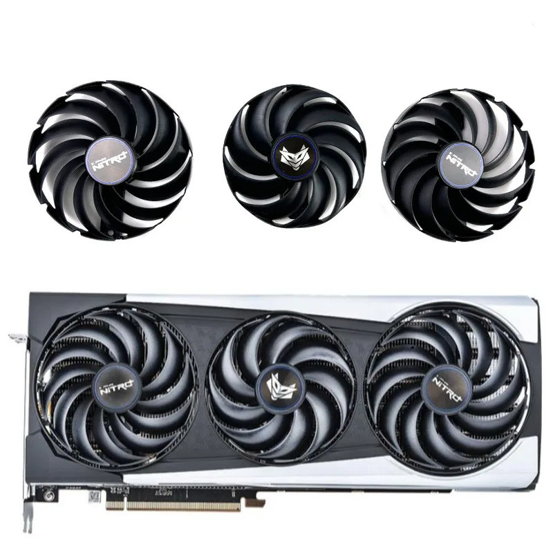 全新 3FAN 87MM 95MM Sapphire RX6900 XT GPU 風扇適用於 Sapphire NITR | 蝦皮購物