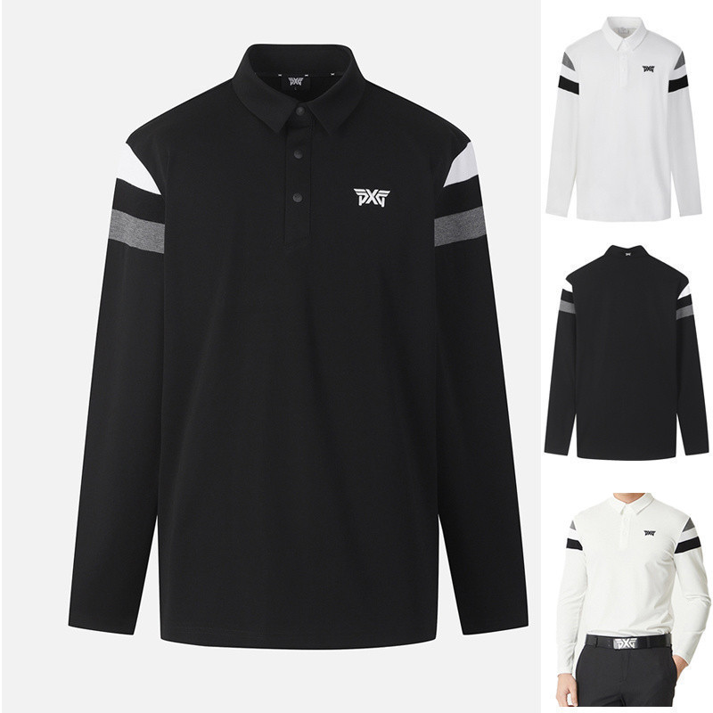PXG ゴルフウェア メンズ 長袖Tシャツ 春秋人気 PXG ゴルフ
