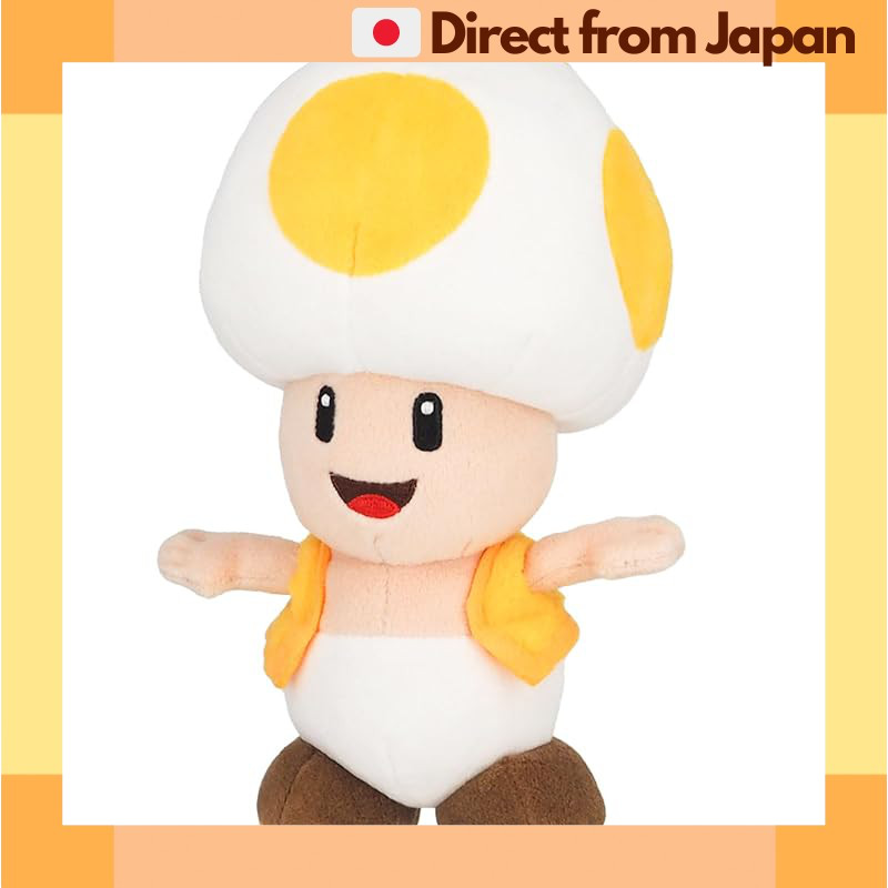 Super Mario 三英貿易 超級瑪利歐全明星系列 黃色小菇怪 (S) 20cm 來自夢幻世界毛絨玩具 AC32 | 蝦皮購物