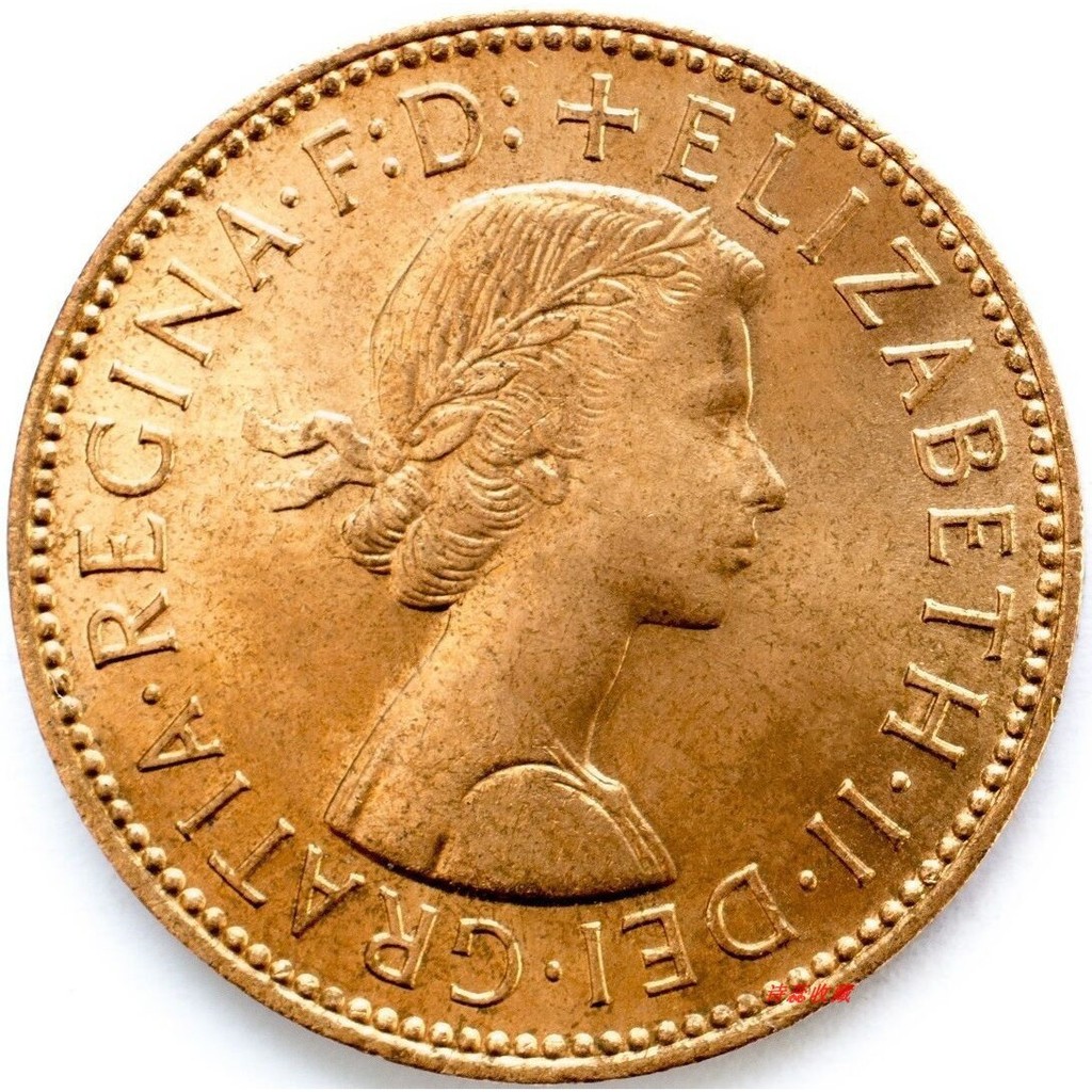 [低價促銷]英國半便士 1965--1967年硬幣 帆船 直徑26mm 伊麗莎白女王 全新 | 蝦皮購物