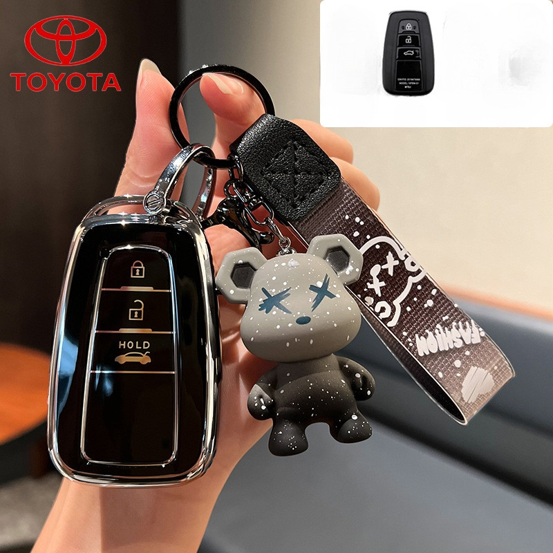 豐田 Toyota 汽車智能鑰匙套蓋適用於 TOYOTA corolla cross/corolla XEI/corol | 蝦皮購物