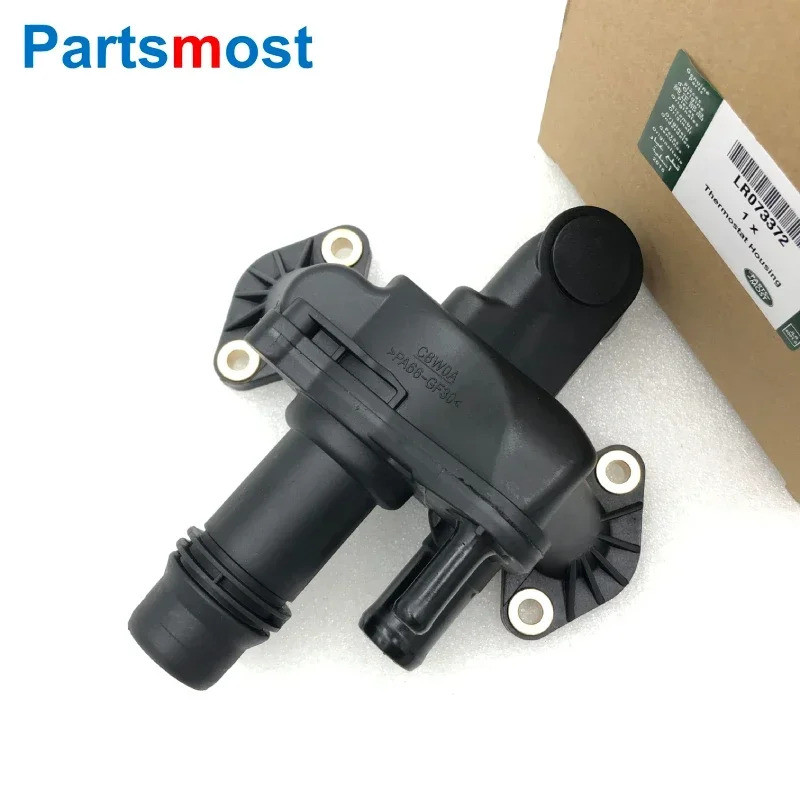 Water Outlet Pipe Compatible For Land Rover & Jaguar - LR092130 LR122821 JDE38625 Replacement Coolant Housing