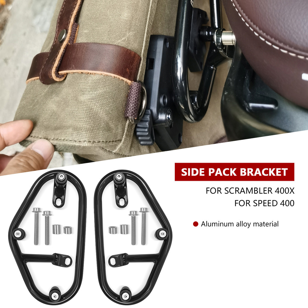Portapacchi Posteriore Per FOR Speed 400 Scrambler 400X 2024-2025 - Accessorio Moto Leggero E Resistente