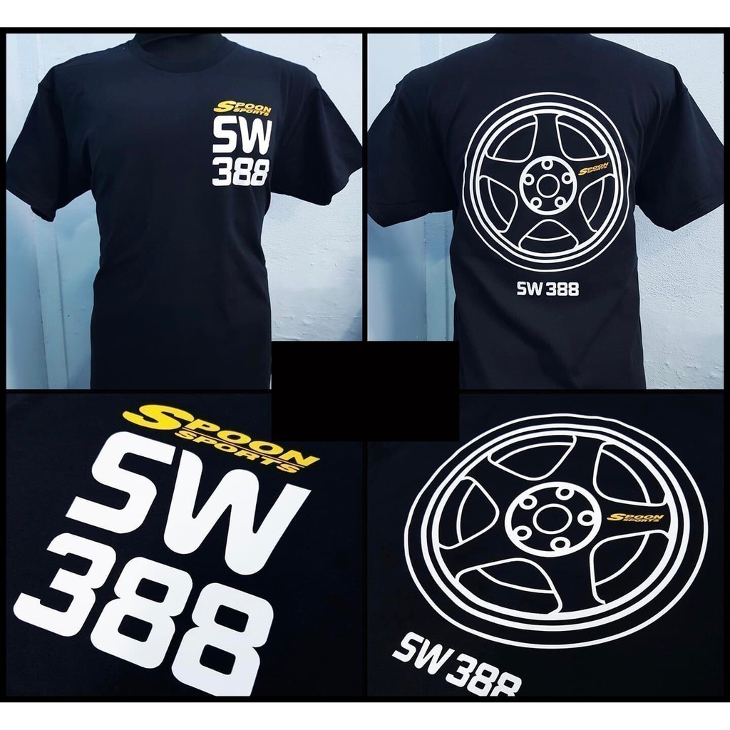RIM 時尚 2025 Spoon Sports SW388 D1(黑色 T 恤) | 蝦皮購物