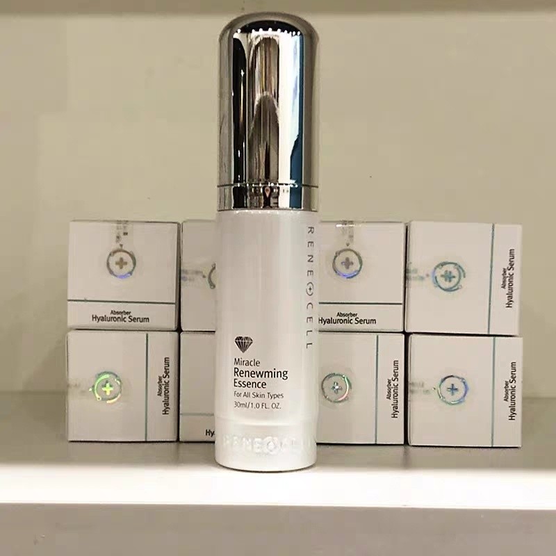 潤妮秀鑽石精華正品Rene-cell修複精華補水新款鑽石套盒敏感肌套盒拆出