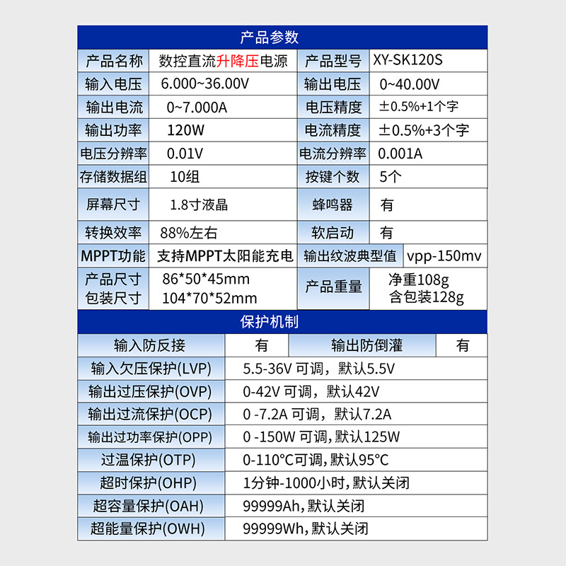 【現貨】DiyStudio SK120S數控升降壓模塊 恆壓恆流太陽能充電模塊 防反接防反灌 | 蝦皮購物