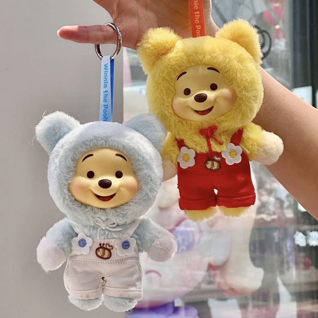 正版TOPTOY迪士尼小熊維尼噗噗糖果熊盲盒搪膠毛絨手辦公仔吊飾 | 蝦皮購物