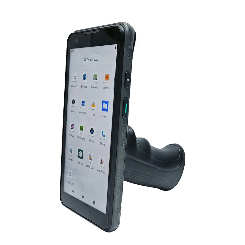 CARIBE PL-60L IP68 堅固型數據埰集器 PDA 帶槍柄 Android 便攜式終端，帶條碼讀取器 4G | 蝦皮購物