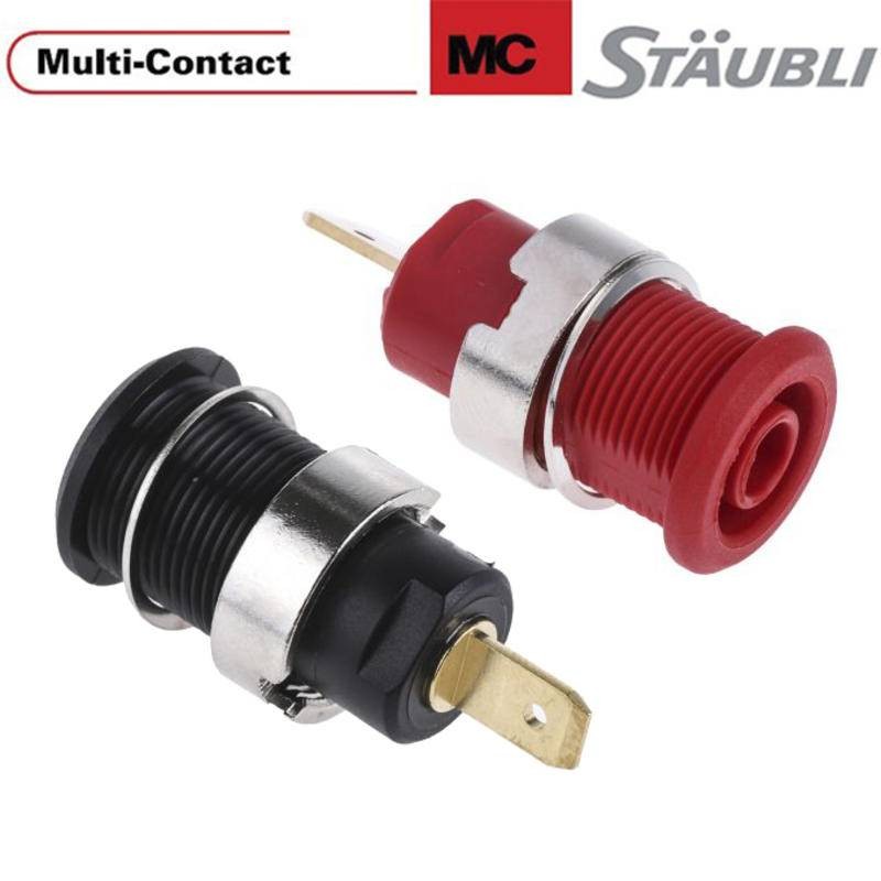 滿399出貨Staubli MC 23.3000面板安裝4.8插片4mm香蕉高壓UL安全插座SLB4-F可開票 | 蝦皮購物