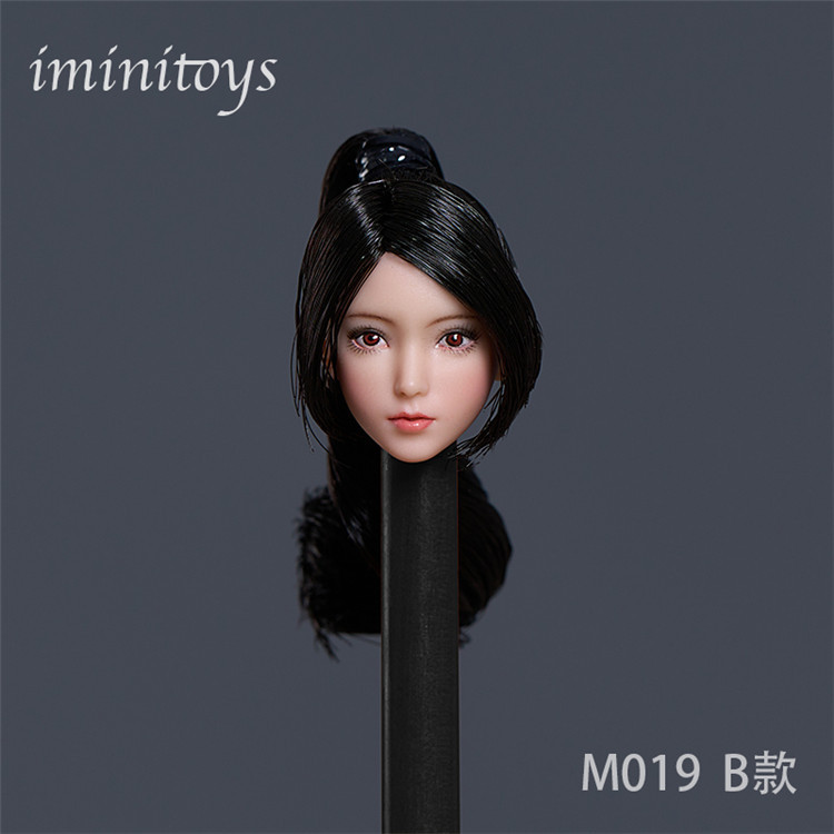 【高檔】現貨 Iminitoys 1/12女兵人M019 蘿莉少女頭雕 適合白膚包膠素體 | 蝦皮購物