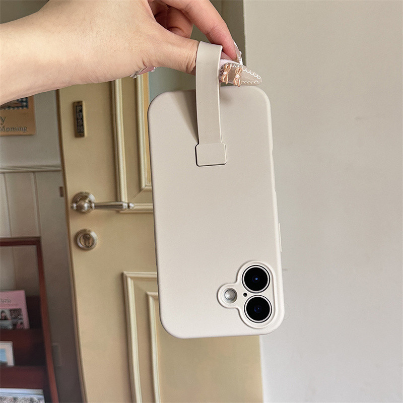適用於 IPhone 16 15 14 13 12 Pro Max 16 Plus 防震保護殼的高品質手持式液體矽膠手機 | 蝦皮購物