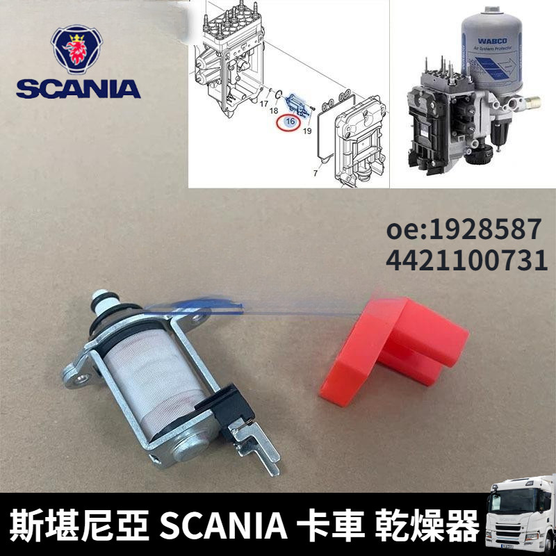 斯堪尼亞 SCANIA 卡車 貨車 物流車 乾燥器 四迴路電磁閥 幹燥瓶 電磁閥 1928587 4421100731 | 蝦皮購物