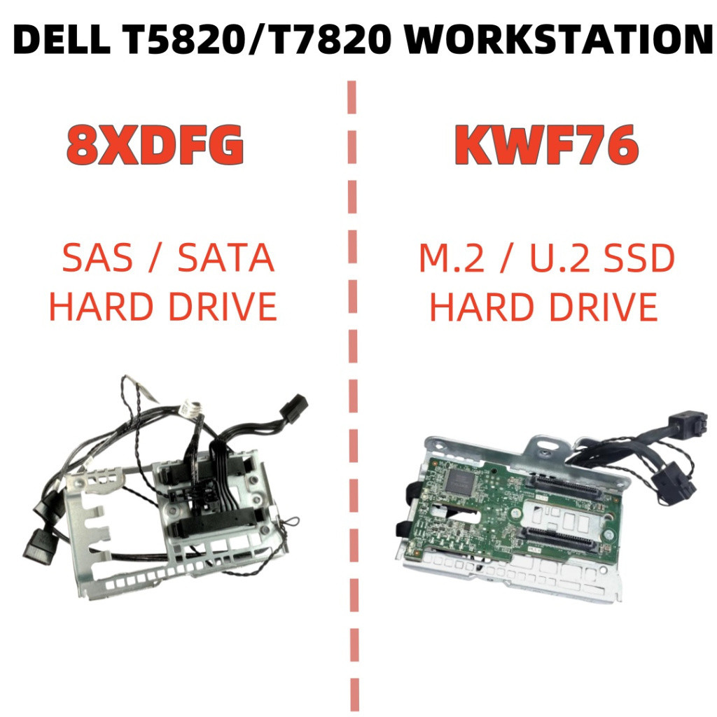 DELL 戴爾 Flexbay T5820 T7820 U.2 NVME 固態硬盤背板 KWF76 SAS SATA H | 蝦皮購物