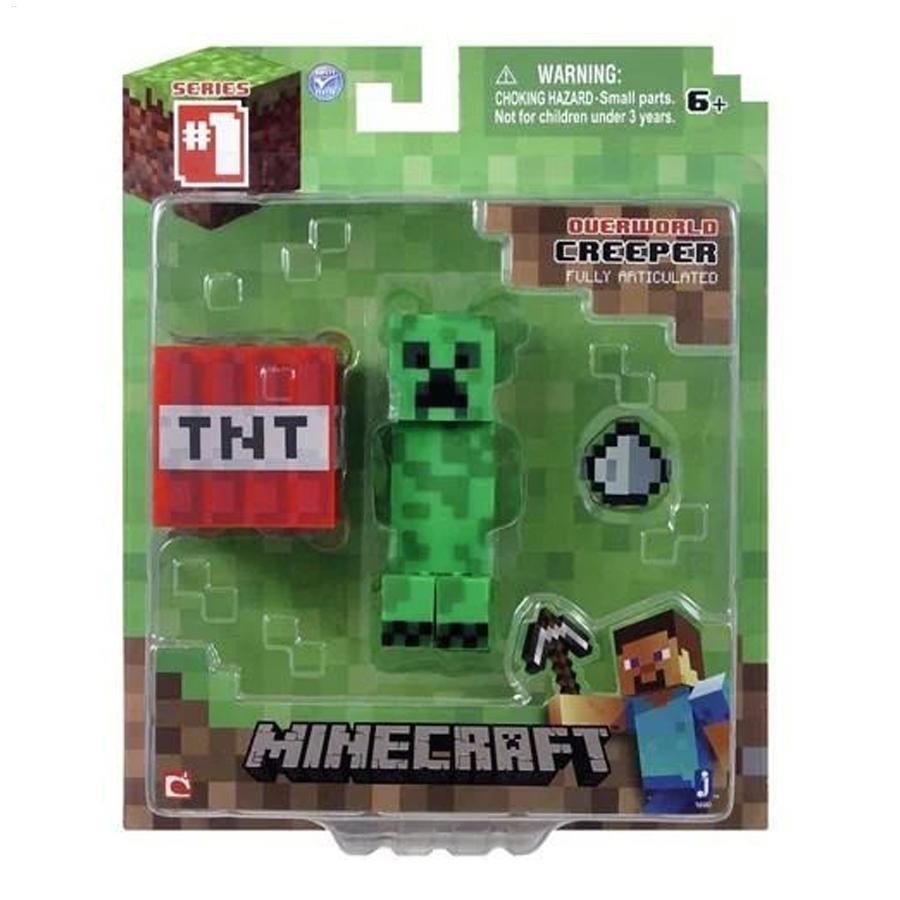 Minecraft MC 爬行者公仔積木與配件 Minecraft 系列動作玩具 lameintmy | 蝦皮購物
