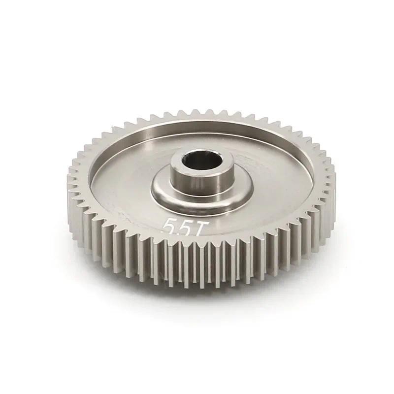 Jeu De Pignons Haute Vitesse Aluminium 55T + 58T - Pour Tamiya TT01 1/10 RC - Neuf