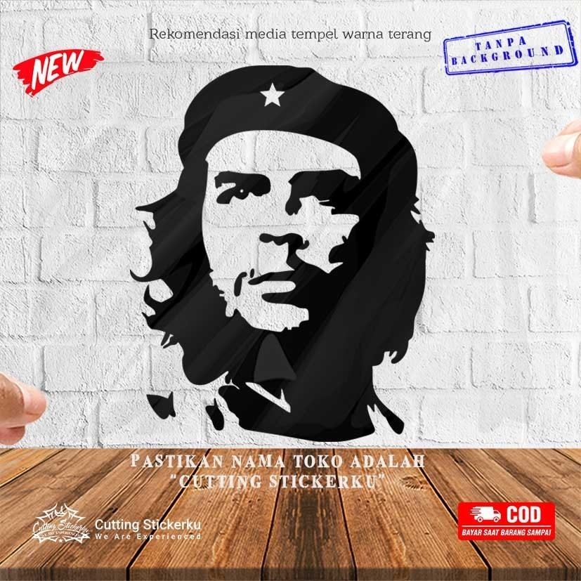 快速打印切割 Che Guevara 剪影貼紙汽車變化貼紙英雄革命人物軍事古巴藝術家世界人物酷世界燈儀表板擋泥板遮陽板車 | 蝦皮購物