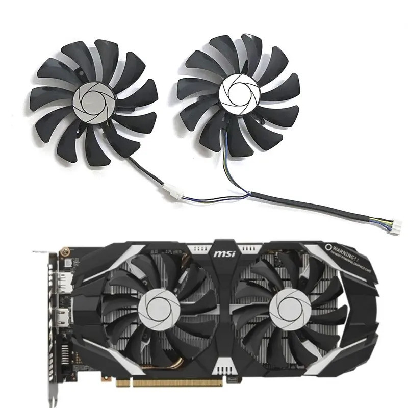 Nuova ventola 1 coppia scheda 85 mm Ha9010H12F-Z 4 pin ricambio
