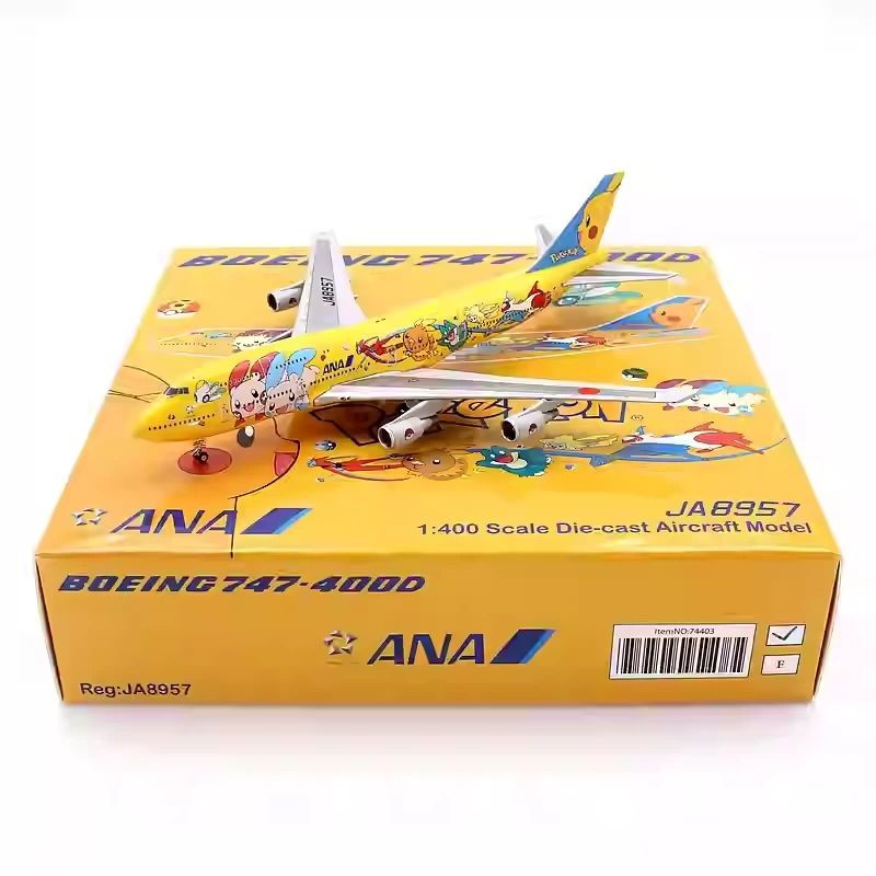Geministar 1/400 全日空B747-400 JA8957 寶可夢彩繪機金屬飛機