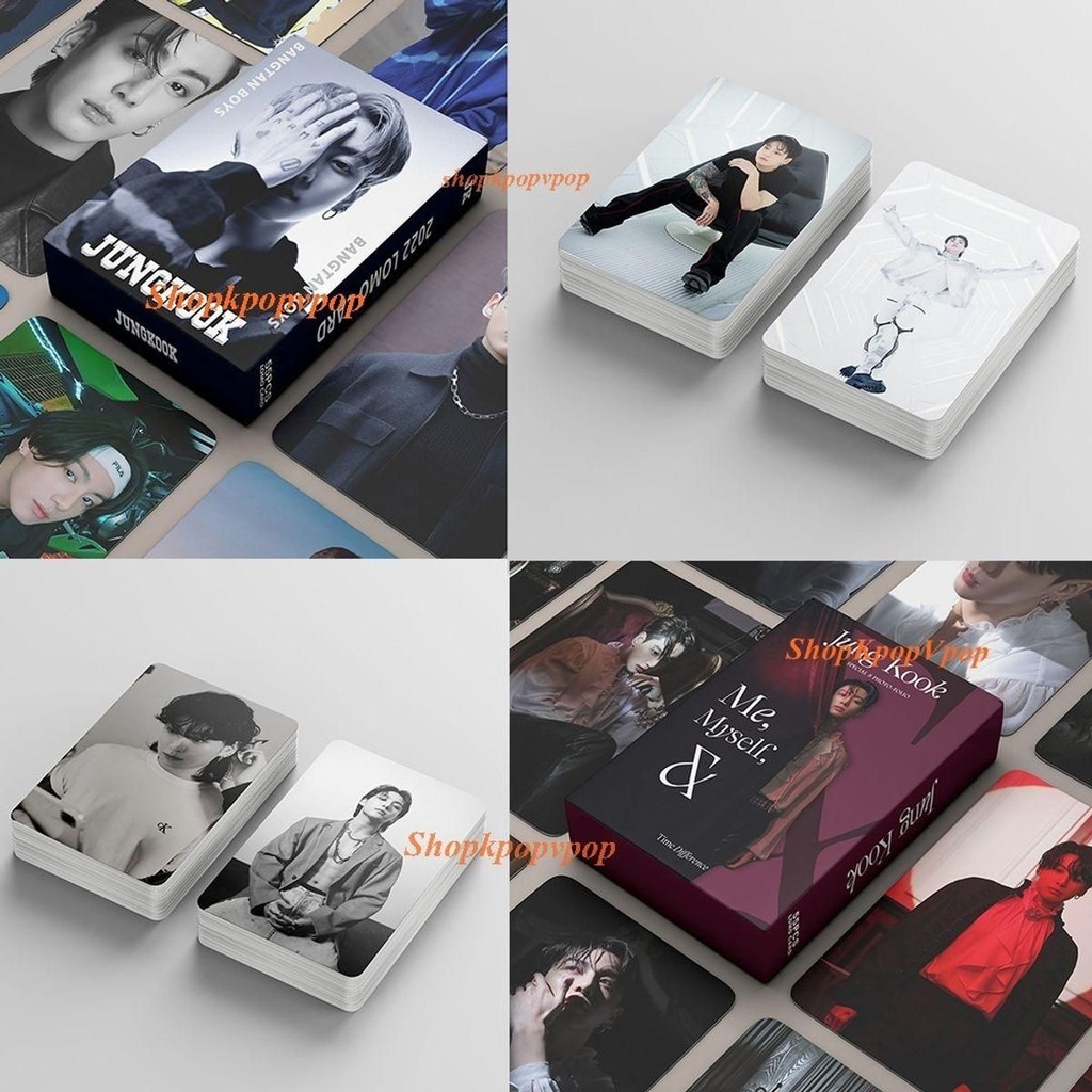 盒裝 55 張 Lomo Cards Jungkook BT S Lomo Jungkook 2025 年收藏 [Kpo | 蝦皮購物