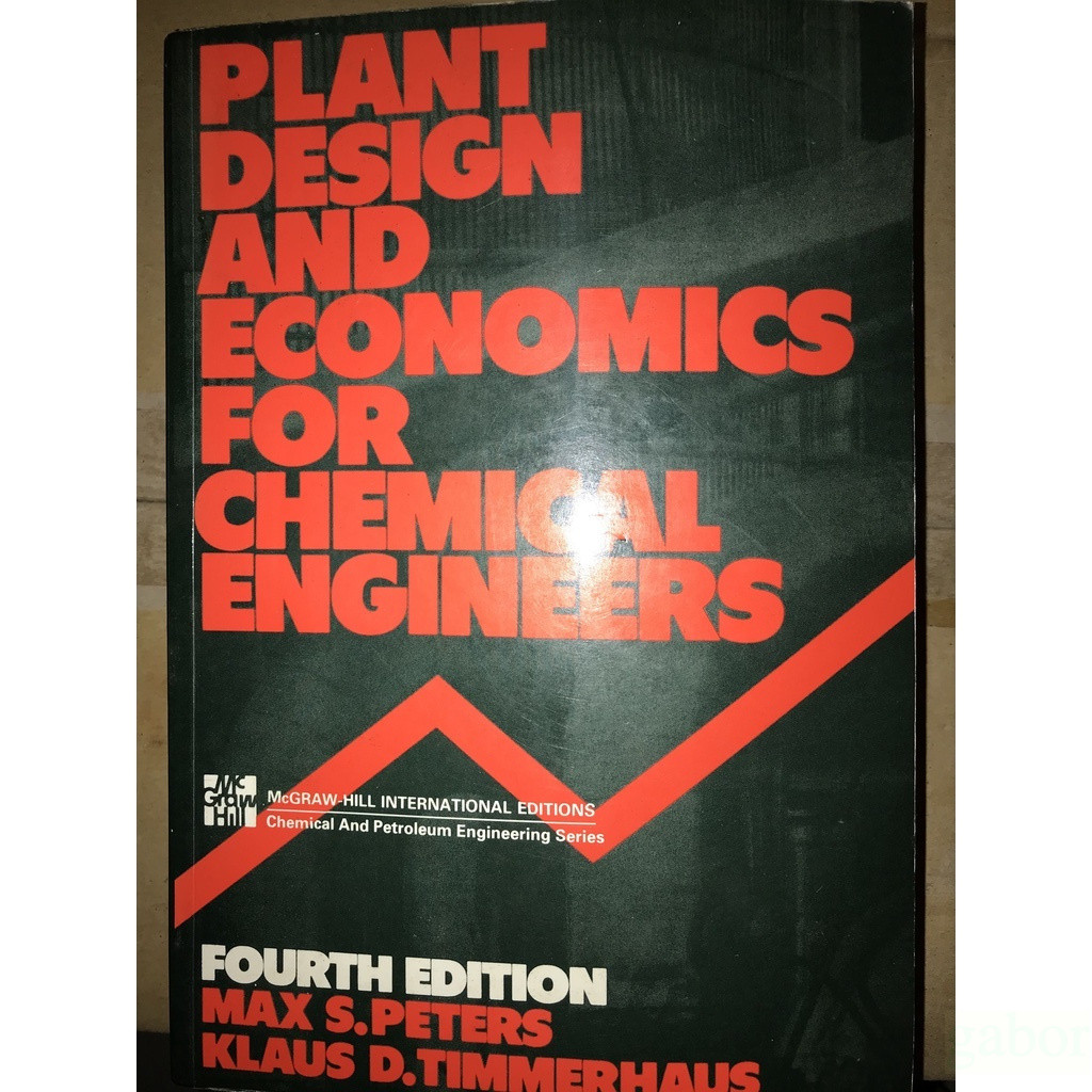 Plant Design and Economics for Chemical Engineers 4th | 蝦皮購物