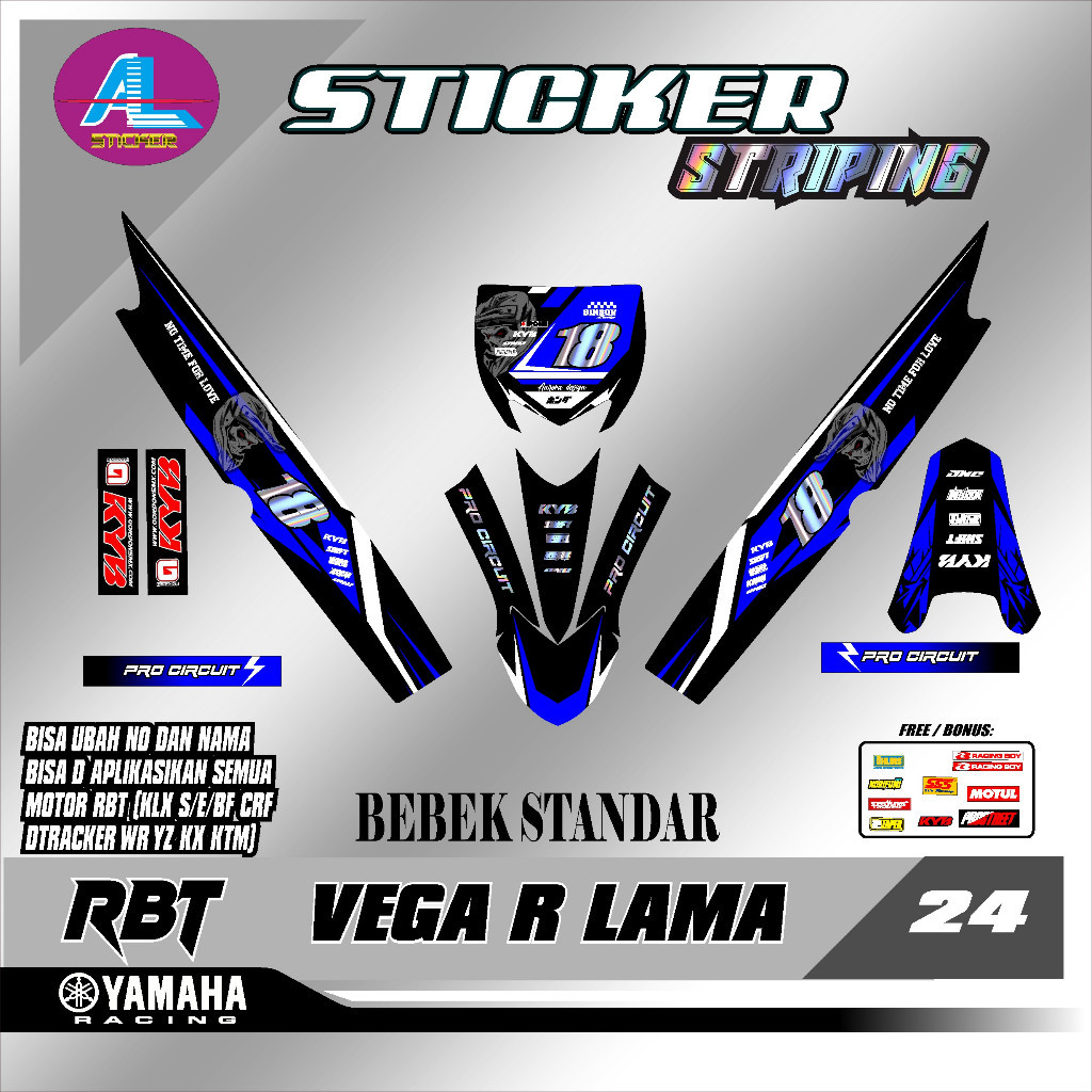 設置 Rbt Vega R 舊/舊 Fiz R Rbt Vega Bebek Modif Supermoto Yz Cr | 蝦皮購物