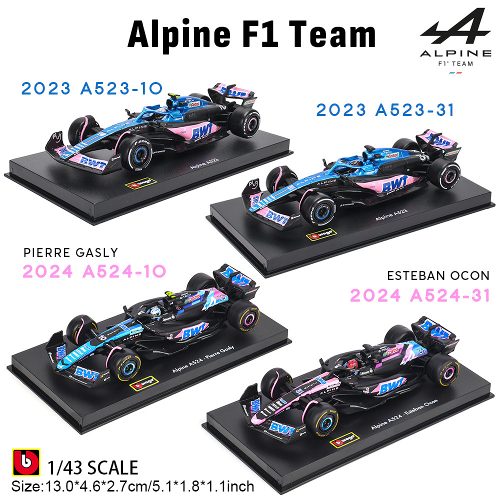 Modèle Réduit 1:43 Alpine F1 A524 #31 Esteban Ocon 2024 - Minichamps Neuf