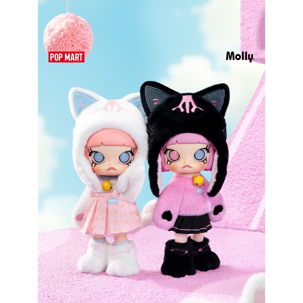 泡泡瑪特官方旗艦店 POPMART泡泡瑪特MOLLY躲貓貓1/8可動人偶娃娃玩具禮物可愛手辦 | 蝦皮購物
