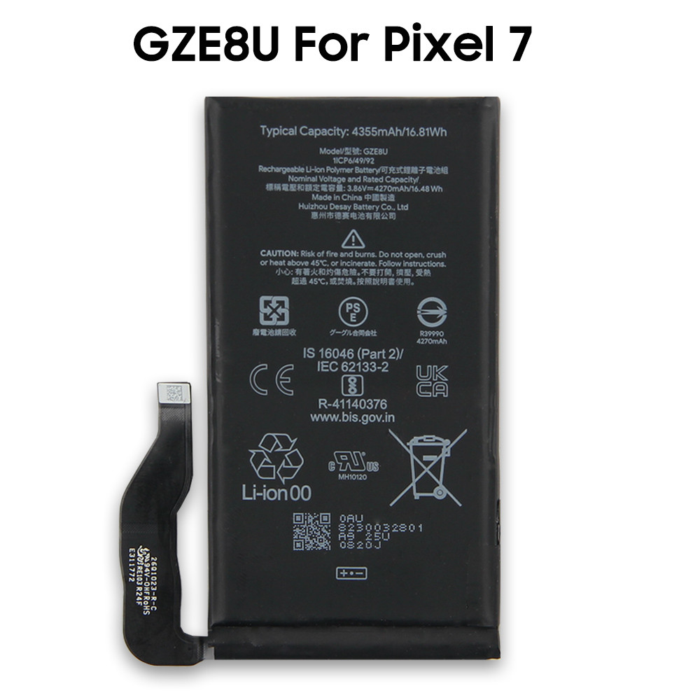 谷歌原廠Pixel 7 Pixel 7A Pixel 7 pro 手機電池GZE8U GP5JE GMF5Z