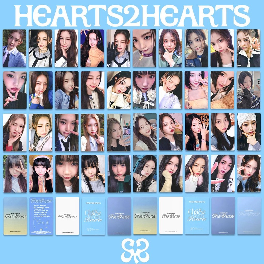 台灣出貨🔥 正版🔥Hearts2Hearts心妹周边H2H专辑小卡The Chase特典卡AM