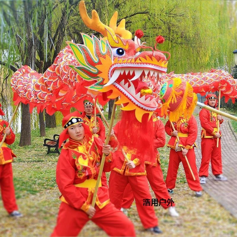 【現貨】【舞龍舞獅】舞龍道具 牛津燙金國標龍 舞龍燈競技舞龍 服裝專業 舞龍舞獅龍頭表演 | 蝦皮購物