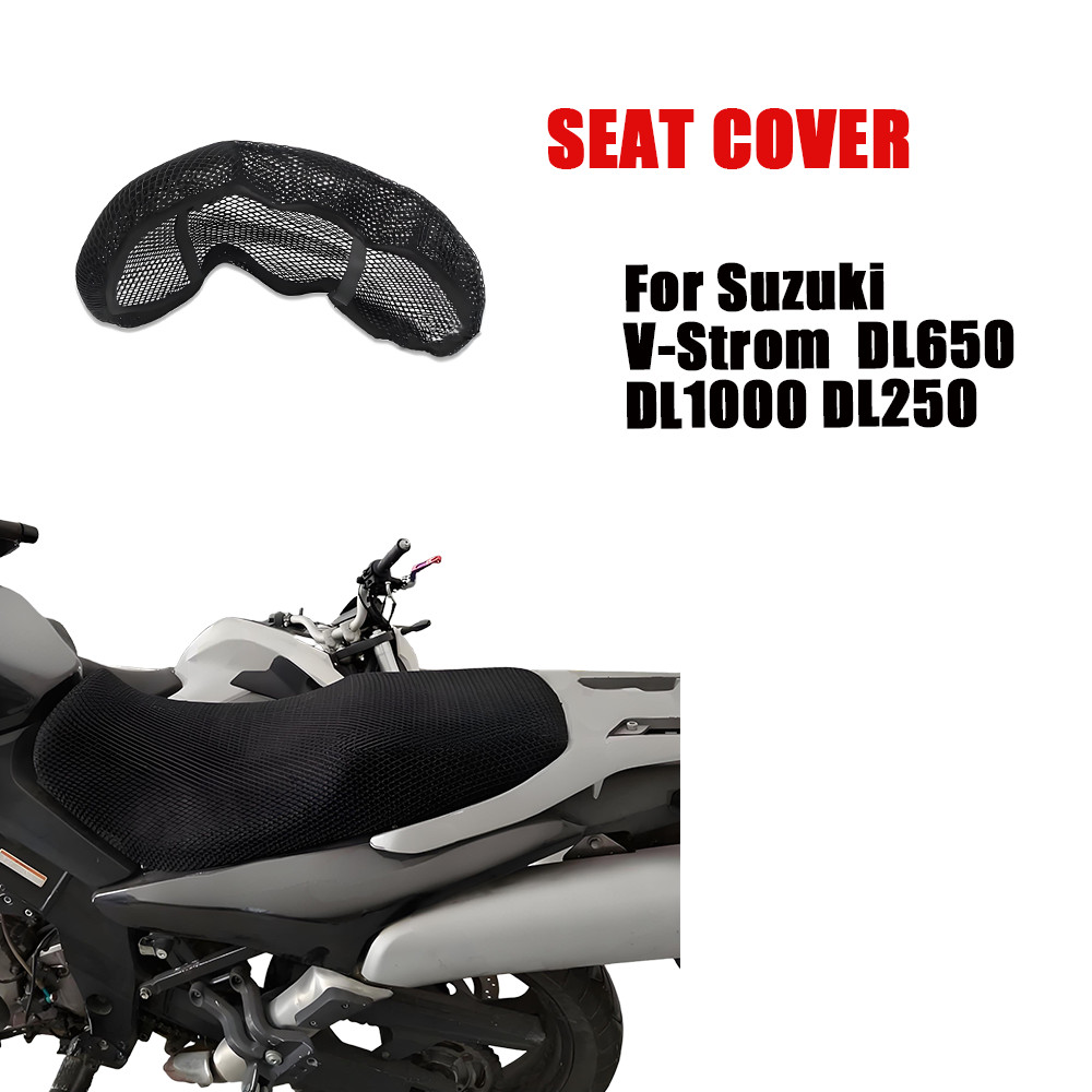 Copri Sella Moto Per SU&ZUKI V Strom Per VStrom DL650 DL1000 DL250 DL 650 1000 Tessuto Di Nylon Sella Coprisedile Moto Protezione Cuscino Coprisedile