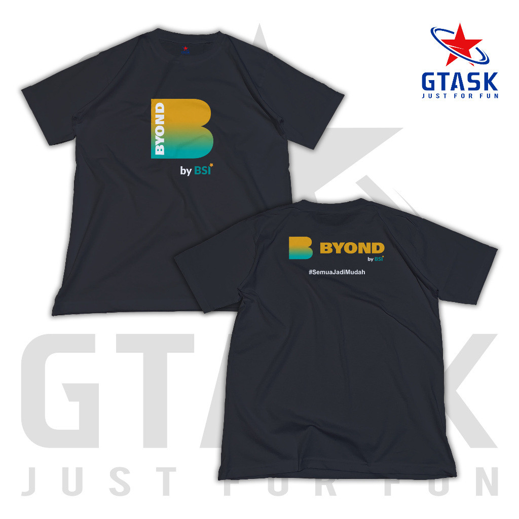 Byond By BSI T 恤 Beyon By BSI 制服棉精梳 30 年代 GTask 舒適 | 蝦皮購物