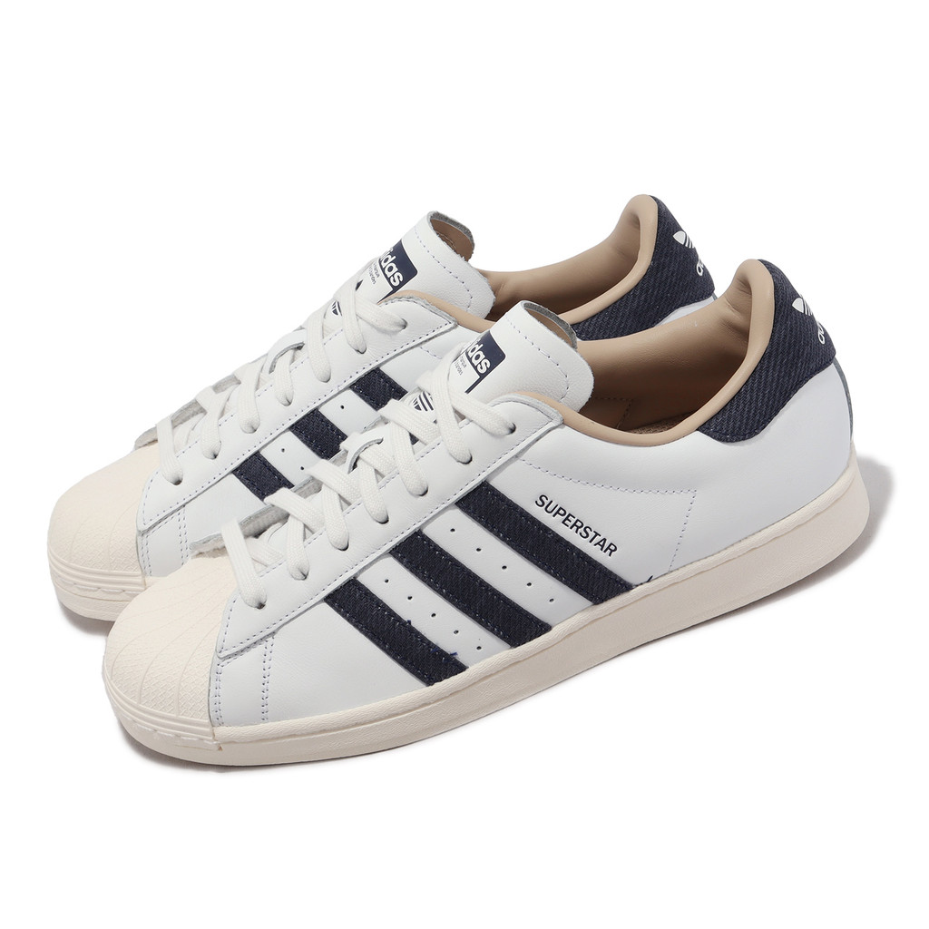 adidas 休閒鞋 Superstar 男鞋 女鞋 白 藍 丹寧 牛仔 三葉草 愛迪達 [ACS] ID4685 | 蝦皮購物