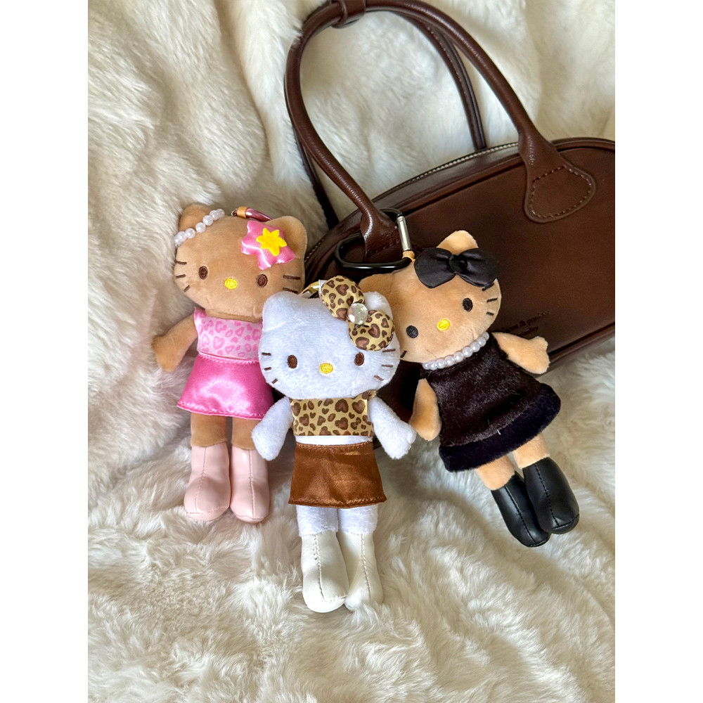 長腿hello kitty玩偶吊飾 法式黑洋裝 main image 1