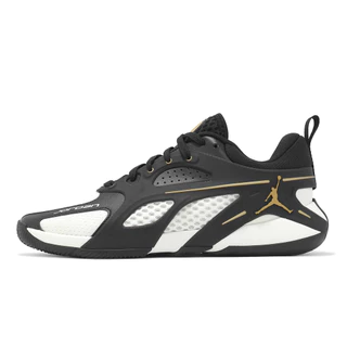 Nike 籃球鞋 Jordan Heir PF 男鞋 黑 白 金 低筒 實戰 運動鞋 [ACS] FQ3859-007