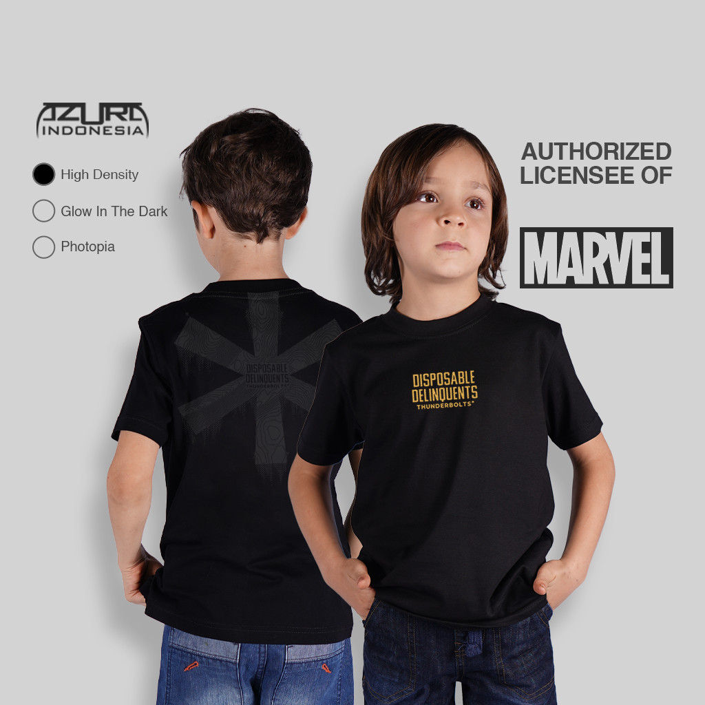 HITAM Azura T 恤 Marvel Original Thunderbolts 一次性 Delinquents | 蝦皮購物