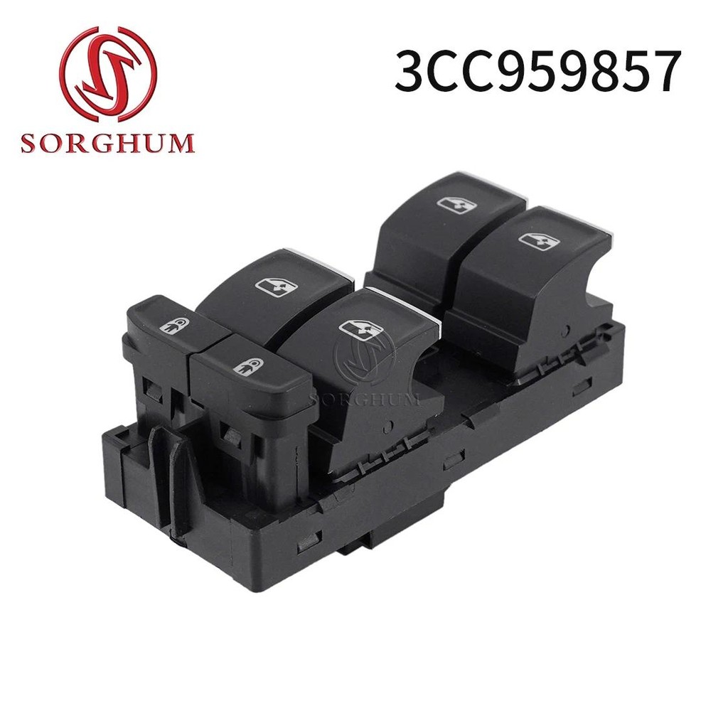 VOLKSWAGEN 華麗 3CC959857 適用於大眾大眾汽車前左電動車窗開關按鈕主控調節器汽車配件 | 蝦皮購物