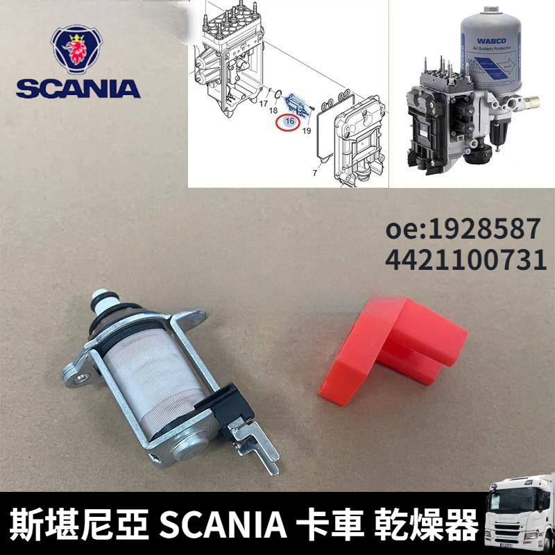 斯堪尼亞 SCANIA 卡車 貨車 物流車 乾燥器 四迴路電磁閥 幹燥瓶 電磁閥 1928587 4421100731 | 蝦皮購物