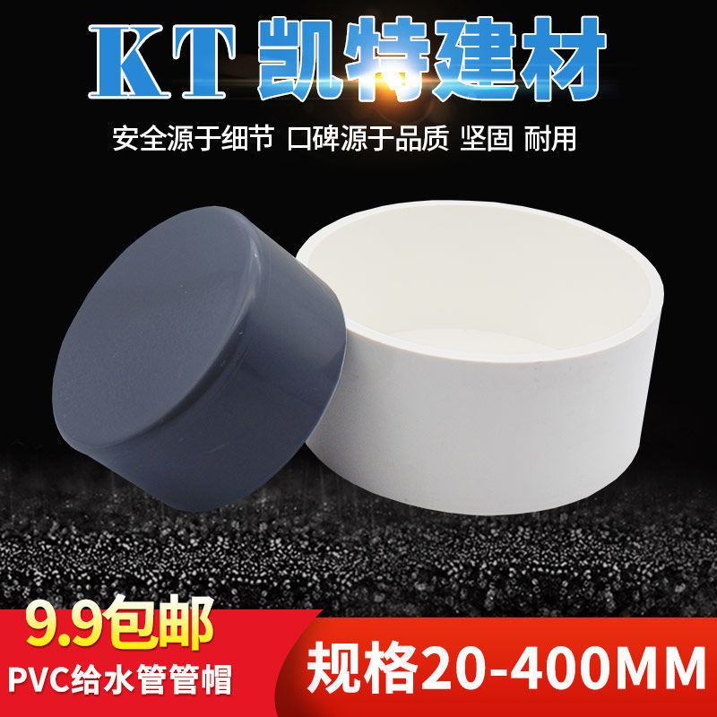 熱賣 pvc水管堵頭 堵帽 管堵20 25 32 40 50 63 75 90 110 160 200蓋子 | 蝦皮購物