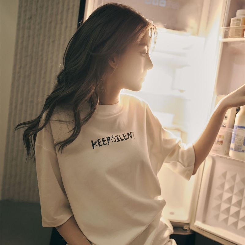 Lingorm KEEP:SILENT ホワイト Tシャツ S Lingorm KEEP:SILENT ホワイト Tシャツ S